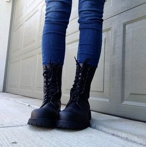 NAE Shoes | NAE B-Gun Unisex Vegan Steel Toecap Boots Sz 4 | Color: Black | Size: See Description | Pm-80860070's Closet